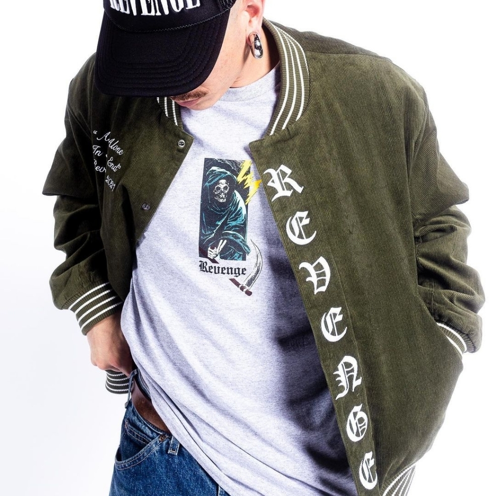 Revenge olive Green Jacket